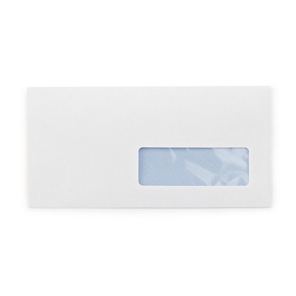 Enveloppe commerciale blanche qualité 90 g/m² RAJA avec fenêtre 35 x 100 mm DL - 110 x 220 mm - 3