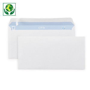 Enveloppe commerciale blanche qualité 90 g/m² RAJA