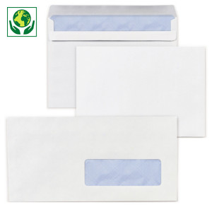 Enveloppe commerciale vélin extra-blanc mécanisable patte gommée avec fenêtre 80 g/m² LA COURONNE Enveloppe commerciale vélin extra-blanc mécanisable patte gommée avec fenêtre 80 g/m² LA COURONNE