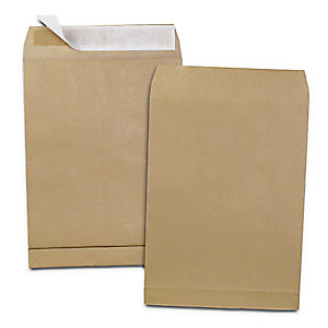 Enveloppe Kraft à soufflet 120g format 26 - 275 x 365 mm sans fenêtre - bande autoadhésive (lot de 250) Enveloppe Kraft à soufflet 120g format 26 - 275 x 365 mm sans fenêtre - bande autoadhésive (lot de 250)