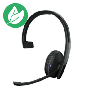 Epos Adapt 230 Mono - Casque sans fil Bluetooth avec dongle USB-A - Noir Epos Adapt 230 Mono - Casque sans fil Bluetooth avec dongle USB-A - Noir
