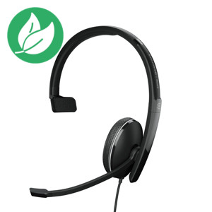 Epos SC 135 Mono - Casque Jack et USB-A filaire - Noir Epos SC 135 Mono - Casque Jack et USB-A filaire - Noir