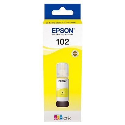 Epson 102 EcoTank, C13T03R440, Botella de tinta, 70 ml, amarillo - 1