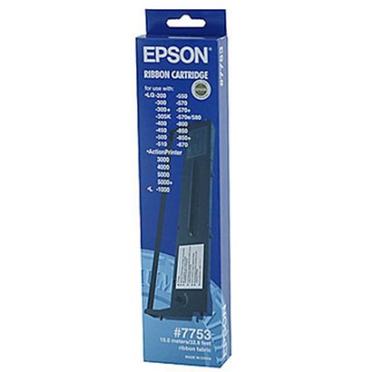 EPSON 3 Cassettes Matricielle EPSON - N° S015633  - Noir - 1