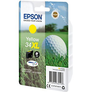 Epson 34 XL Golf Cartouche d'encre originale grande capacité C13T34744010 - Jaune