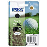Epson 34XL, C13T34714010, Cartucho de Tinta, DURABrite Ultra, Pelota de golf, Negro, Alta Capacidad Epson 34XL, C13T34714010, Cartucho de Tinta, DURABrite Ultra, Pelota de golf, Negro, Alta Capacidad