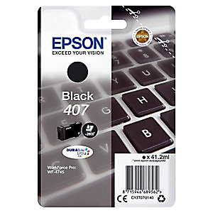 Epson 407 Cartouche d'encre originale (C13T07U140) - Noir
