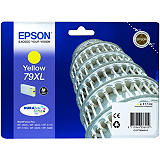 Epson 79XL, C13T79044010, Cartucho de Tinta, DURABrite Ultra, Torre de Pisa, Amarillo, Alta capacidad Epson 79XL, C13T79044010, Cartucho de Tinta, DURABrite Ultra, Torre de Pisa, Amarillo, Alta capacidad