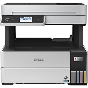 Epson EcoTank ET-5150, Inyección de tinta, Impresión a color, 4800 x 1200 DPI, A4, Impresión directa, Negro, Blanco C11CJ89402
