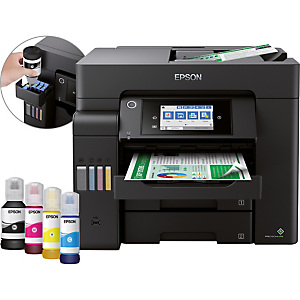 Epson EcoTank ET-5800, Inyección de tinta, Impresión a color, 4800 x 2400 DPI, A4, Impresión directa, Negro C11CJ30401