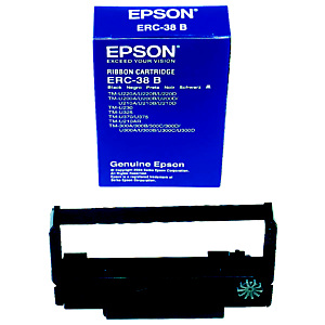 Epson ERC 38B Ruban d'impression C43S015374 - Pack de 1 - Noir