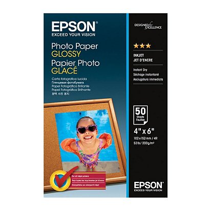 Epson Glossy Carta Fotografica A4 per Stampanti Inkjet, 200 g/m²