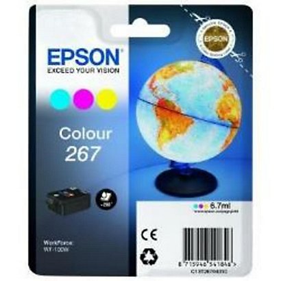 EPSON, Materiale di consumo, Cart.inch 3 colori 267 am+rf, C13T26704020 - 1