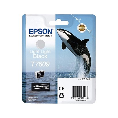 Epson, Materiale di consumo, Cart.inch.light light black orca, C13T76094010