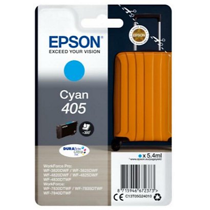 EPSON, Materiale di consumo, Cart.ink ciano 405 xl durabrite, C13T05H24020 - 1