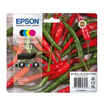 EPSON, Materiale di consumo, Cartucce peperoncino 4-colours 503, C13T09Q64010 - 1