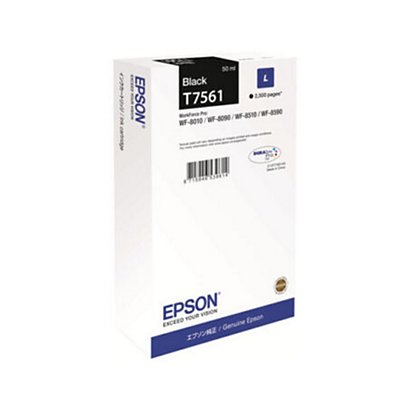 Epson, Materiale di consumo, Cartuccia ink nera l serie wf-8xxx, C13T756140