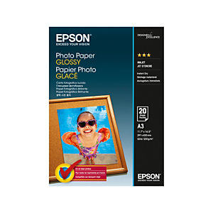 Epson - Photo Paper Glossy - A3 - 20 Fogli