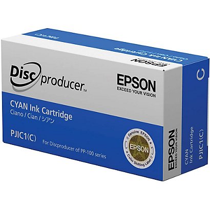 EPSON PJIC1, C13S020447, Cartucho de tinta, Cian