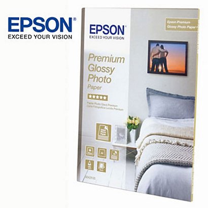 Epson Premium Carta Fotografica A4 per Stampanti Inkjet, 255 g/m², Bianca Lucida (confezione 15 fogli)