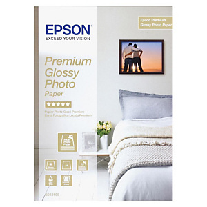 Epson Premium Glossy Papel Fotográfico para Impresoras de Inyección de Tinta Blanco Brillante A4 225 g/m² Epson Premium Glossy Papel Fotográfico para Impresoras de Inyección de Tinta Blanco Brillante A4 225 g/m²