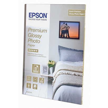 Epson Premium Glossy Papel Fotográfico para Impresoras de Inyección de Tinta Blanco Extra-Brillante 100 x 150 mm 255 g/m²