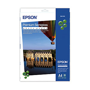 Epson - Premium Semi-Gloss Photo Paper - A4 - 20 Fogli