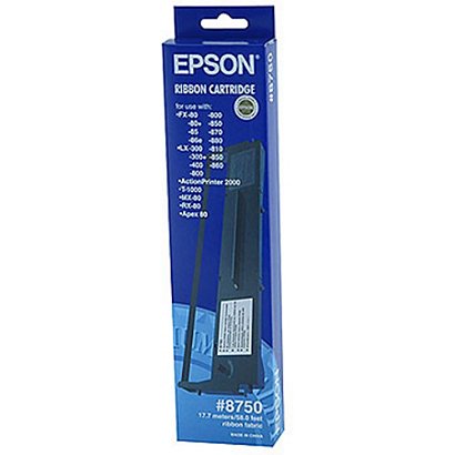 Epson Ruban encreur, C13S015637, noir - 1