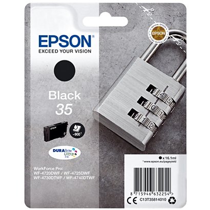 Epson Singlepack 35 DURABrite Ultra Ink, Negro - 1