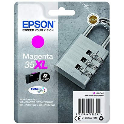 Epson Singlepack 35XL DURABrite Ultra Ink, Magenta - 1
