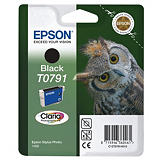 Epson T0791, C13T07914010, Cartucho de Tinta, Claria Photographic, Búho, Negro Epson T0791, C13T07914010, Cartucho de Tinta, Claria Photographic, Búho, Negro