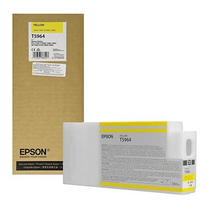 Epson T5964, C13T596400, Cartucho de Tinta, Ultrachrome HDR, Amarillo