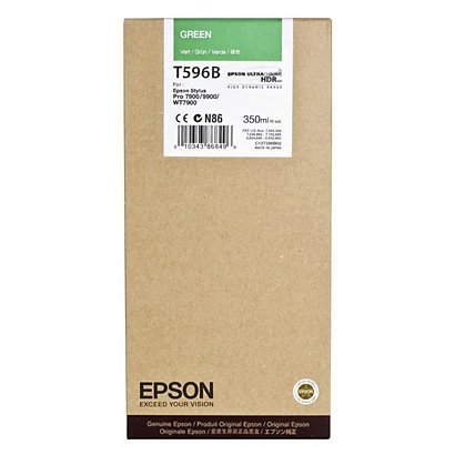 Epson T596B, C13T596B00, Cartucho de Tinta, Ultrachrome HDR, Verde - 1