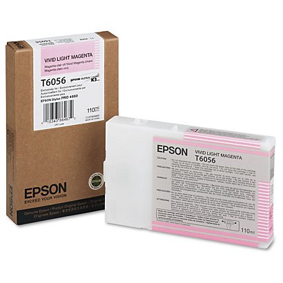 Epson T6056, C13T605600, Cartucho de Tinta, UltraChrome K3, Magenta Vivo Claro
