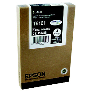 Epson T6161 Cartouche d'encre originale C13T616100 - Noir