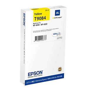 Epson T9084 XL Cartouche d'encre originale grande capacité C13T908440 - Jaune