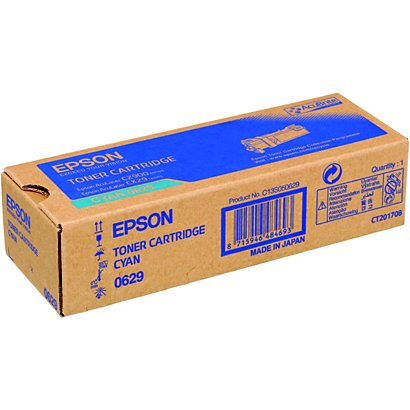 Epson Toner originale 0629, C13S050629, Ciano, Pacco singolo - 1