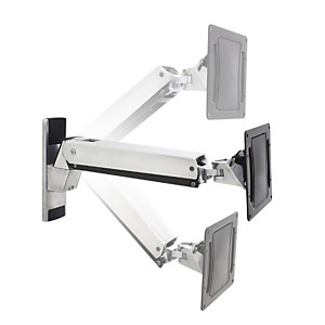 Ergotron Interactive Arm, VHD, 31,8 kg, 76,2 cm (30''), 152,4 cm (60''), 600 x 200 mm, Ajustes de altura, Aluminio, Negro 45-304-026 Ergotron Interactive Arm, VHD, 31,8 kg, 76,2 cm (30''), 152,4 cm (60''), 600 x 200 mm, Ajustes de altura, Aluminio, Negro 45-304-026