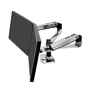 Ergotron LX Series 45-245-026, Abrazadera/Atornillado, 18,1 kg, 68,6 cm (27'), 100 x 100 mm, Ajustes de altura, Plata Ergotron LX Series 45-245-026, Abrazadera/Atornillado, 18,1 kg, 68,6 cm (27'), 100 x 100 mm, Ajustes de altura, Plata