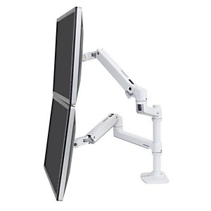 Ergotron LX Series 45-492-216, 18 kg, 61 cm (24''), 75 x 75 mm, 100 x 100 mm, Ajustes de altura, Blanco Ergotron LX Series 45-492-216, 18 kg, 61 cm (24''), 75 x 75 mm, 100 x 100 mm, Ajustes de altura, Blanco