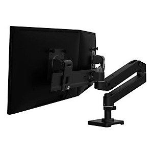 Ergotron LX Series 45-684-292, Pince, 8,5 kg, 68,6 cm (27'), 100 x 100 mm, Réglage de la hauteur, Noir Ergotron LX Series 45-684-292, Pince, 8,5 kg, 68,6 cm (27'), 100 x 100 mm, Réglage de la hauteur, Noir