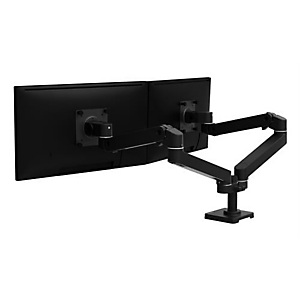 Ergotron LX Series 45-686-292, Abrazadera, 20 kg, 68,6 cm (27'), 100 x 100 mm, Ajustes de altura, Negro Ergotron LX Series 45-686-292, Abrazadera, 20 kg, 68,6 cm (27'), 100 x 100 mm, Ajustes de altura, Negro