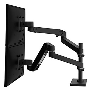 Ergotron LX Series 45-690-292, Abrazadera, 20 kg, 68,6 cm (27'), 100 x 100 mm, Ajustes de altura, Negro Ergotron LX Series 45-690-292, Abrazadera, 20 kg, 68,6 cm (27'), 100 x 100 mm, Ajustes de altura, Negro