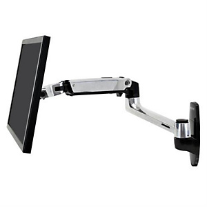 Ergotron LX Series LX Wall Mount LCD Arm, 11,3 kg, 86,4 cm (34'), 75 x 75 mm, 100 x 100 mm, Aluminio 45-243-026 Ergotron LX Series LX Wall Mount LCD Arm, 11,3 kg, 86,4 cm (34'), 75 x 75 mm, 100 x 100 mm, Aluminio 45-243-026