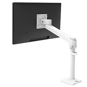 Ergotron NX Series NX MONITOR ARM WHITE, Abrazadera, 8 kg, 86,4 cm (34''), 100 x 100 mm, Ajustes de altura, Negro, Blanco 45-669-216 Ergotron NX Series NX MONITOR ARM WHITE, Abrazadera, 8 kg, 86,4 cm (34''), 100 x 100 mm, Ajustes de altura, Negro, Blanco 45-669-216