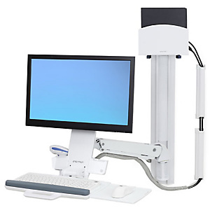Ergotron StyleView, Support multimédia, Blanc, Aluminium, Plastique, PC, 13,2 kg, 61 cm (24') 45-273-216 Ergotron StyleView, Support multimédia, Blanc, Aluminium, Plastique, PC, 13,2 kg, 61 cm (24') 45-273-216