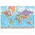 ERIK Mapa Mural 61x91,5 cm Físico / Político Mundo - 1