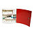 Esculape Armoire à pharmacie Design vide ,1 porte en métal rouge et blanche - 2