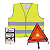 ESCULAPE Kit de sécurité auto Esculape (triangle de pré-signalisation + gilet de signalisation + couverture de survie) Esculape - 1