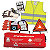 ESCULAPE Kit de sécurité auto Esculape (triangle de pré-signalisation + gilet de signalisation + couverture de survie + trousse infirmerie) - 1